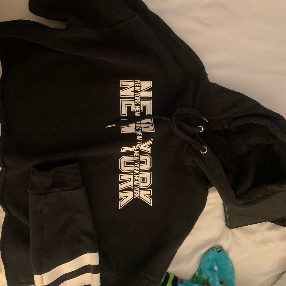 Crop top hoodie